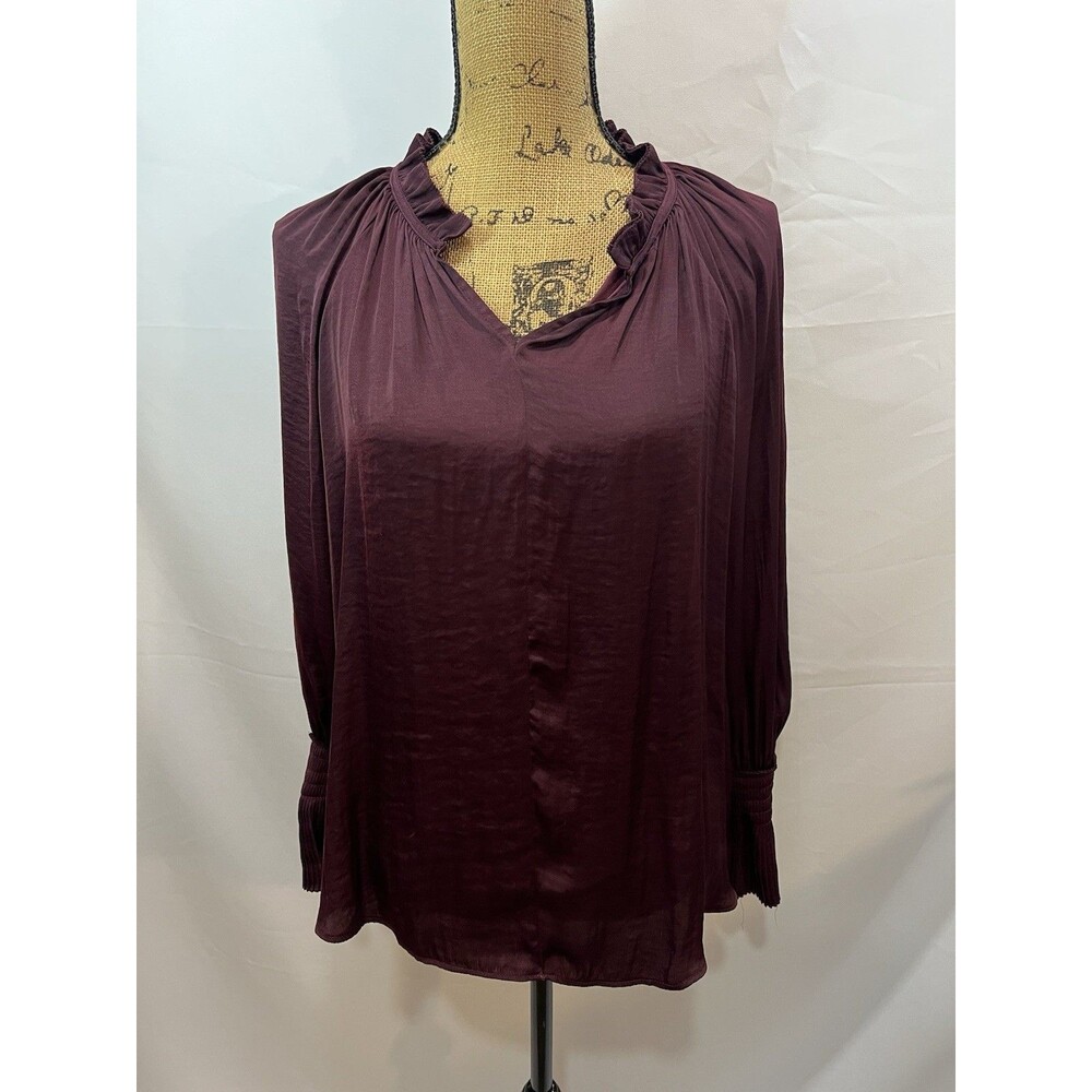 Vera Wang Long Sleeve Blouse M